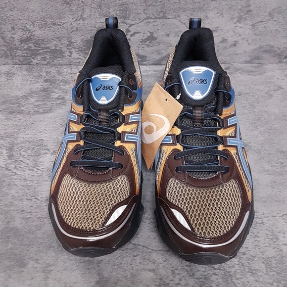 ASICS Gel-Quantum Kinetic Low Cut Hiking Shoes Mens Size 10 Blue‎ Gold Black main image 4